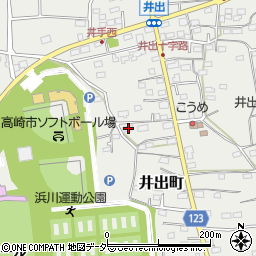 群馬県高崎市井出町1739周辺の地図