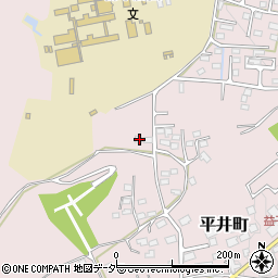 栃木県栃木市平井町877周辺の地図