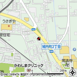 ＥＮＥＯＳ城内町ＳＳ周辺の地図