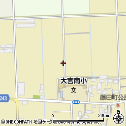 栃木県栃木市藤田町64周辺の地図