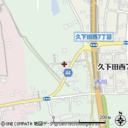 栃木県真岡市久下田632-2周辺の地図