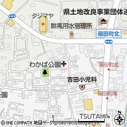 群馬県前橋市箱田町306周辺の地図