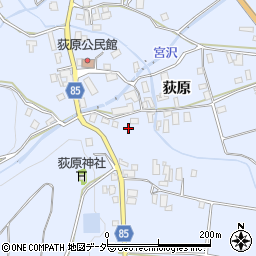 長野県安曇野市明科七貴荻原8394-2周辺の地図