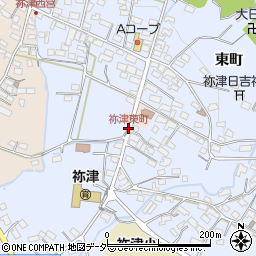 祢津東町周辺の地図