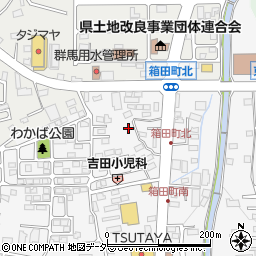 群馬県前橋市箱田町326-15周辺の地図