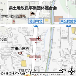 群馬県前橋市箱田町355周辺の地図