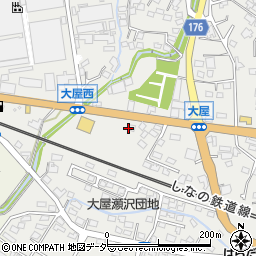 ミニミニＦＣ　上田大屋店周辺の地図