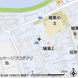 水戸城東郵便局 ＡＴＭ周辺の地図