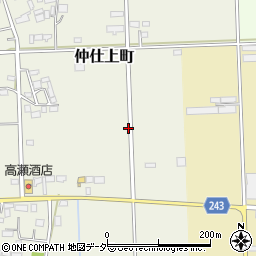栃木県栃木市仲仕上町68周辺の地図