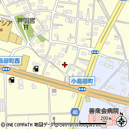 群馬県前橋市小島田町522周辺の地図