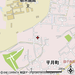 栃木県栃木市平井町873周辺の地図