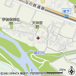 長野県上田市岩下187周辺の地図