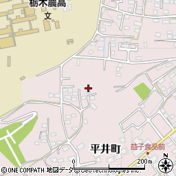栃木県栃木市平井町863周辺の地図
