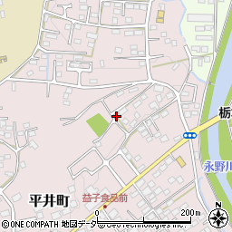 栃木県栃木市平井町98周辺の地図