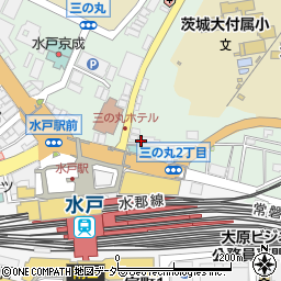 茨城県水戸市三の丸2丁目5-22周辺の地図