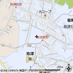 長野県東御市東町周辺の地図