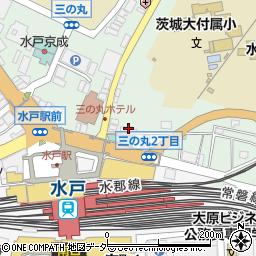 茨城県水戸市三の丸2丁目5-18周辺の地図