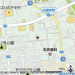 群馬県前橋市小相木町523周辺の地図