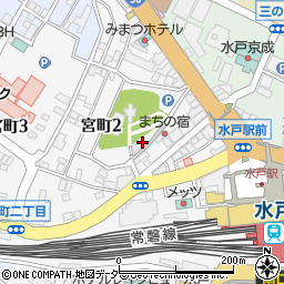 居酒屋 鳥らんど 水戸駅北口店周辺の地図