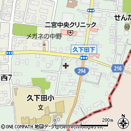 栃木県真岡市久下田536周辺の地図
