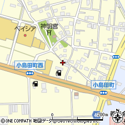 群馬県前橋市小島田町516周辺の地図