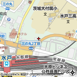 茨城県水戸市三の丸2丁目5-10周辺の地図