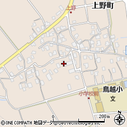 石川県白山市上野町イ116周辺の地図
