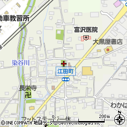 鏡神社周辺の地図