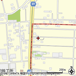 群馬県太田市大原町1158-2周辺の地図