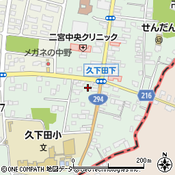 栃木県真岡市久下田538周辺の地図
