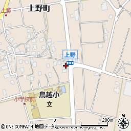 石川県白山市上野町ヘ周辺の地図
