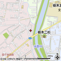 栃木県栃木市平井町88周辺の地図