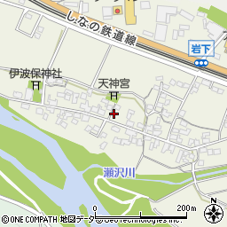 長野県上田市岩下153周辺の地図