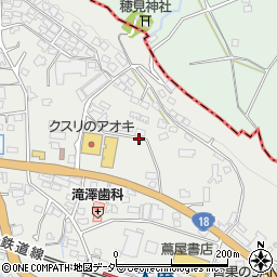 長野県上田市大屋周辺の地図