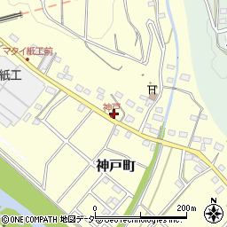 群馬県高崎市神戸町周辺の地図