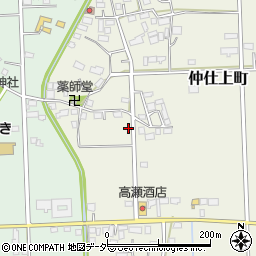 栃木県栃木市仲仕上町170周辺の地図