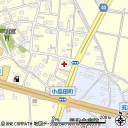 群馬県前橋市小島田町528周辺の地図