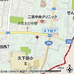 栃木県真岡市久下田543周辺の地図
