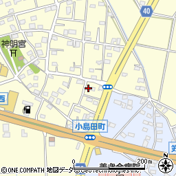 群馬県前橋市小島田町529周辺の地図