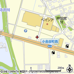 群馬県前橋市小島田町150周辺の地図