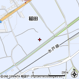 稲田川周辺の地図