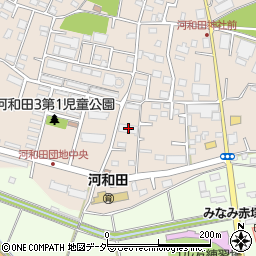 河和田市民小売市場周辺の地図