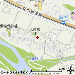 長野県上田市岩下186周辺の地図