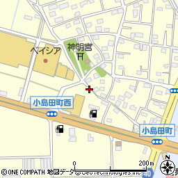 群馬県前橋市小島田町515周辺の地図