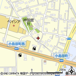 群馬県前橋市小島田町509周辺の地図