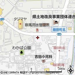 群馬県前橋市箱田町323周辺の地図