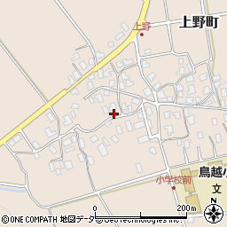 石川県白山市上野町イ109周辺の地図