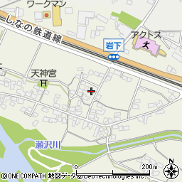 長野県上田市岩下221周辺の地図