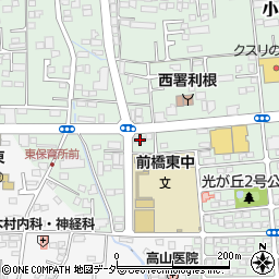 群馬県前橋市小相木町327周辺の地図