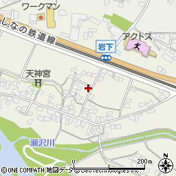 長野県上田市岩下222周辺の地図